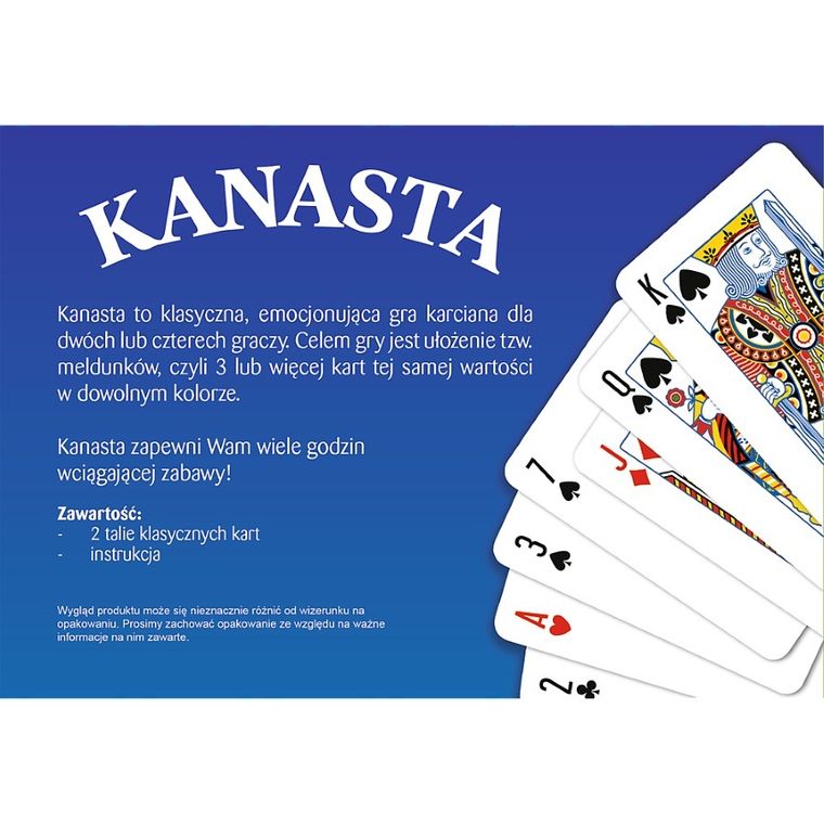 Trefl, Kanasta, gra karciana