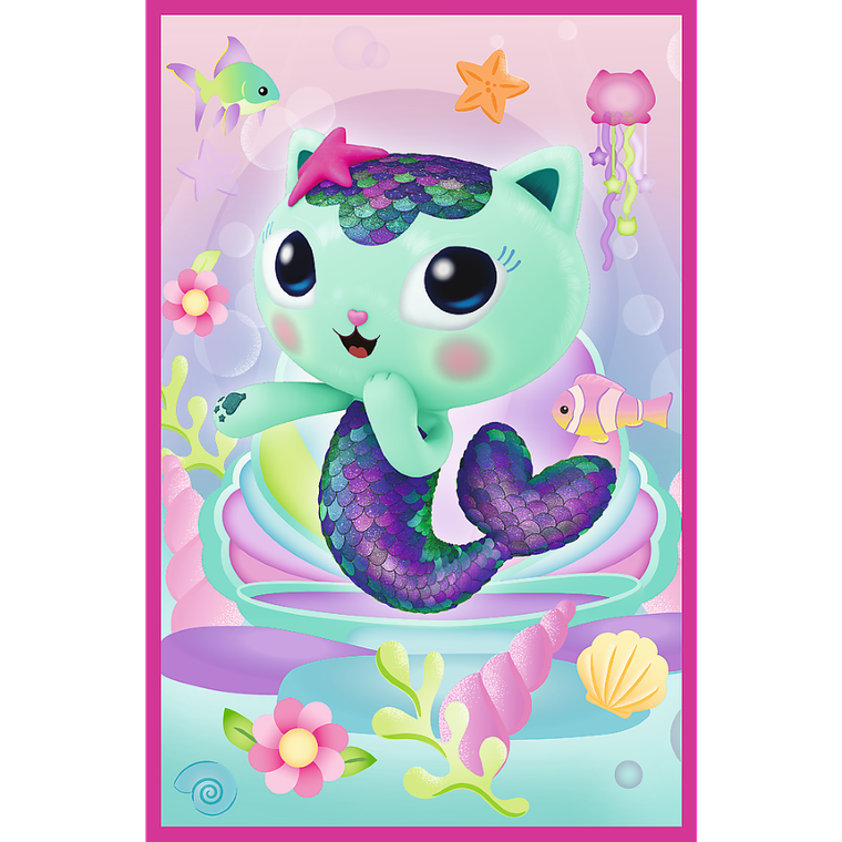 Trefl, Koci Domek Gabi, Poznajcie Gabby i kotki, puzzle, 3-50 elementów