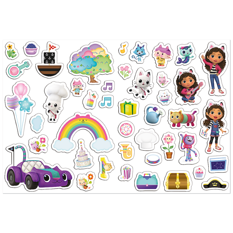 Trefl, Koci Domek Gabi, puzzle magnetyczne