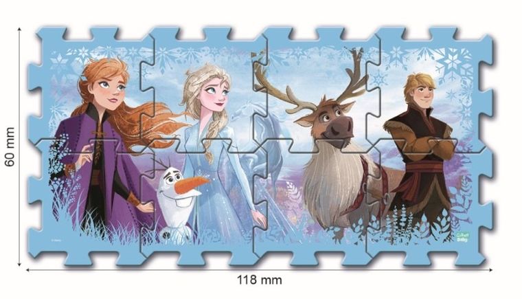 Trefl, Kraina Lodu, puzzle piankowe, 8 elementów