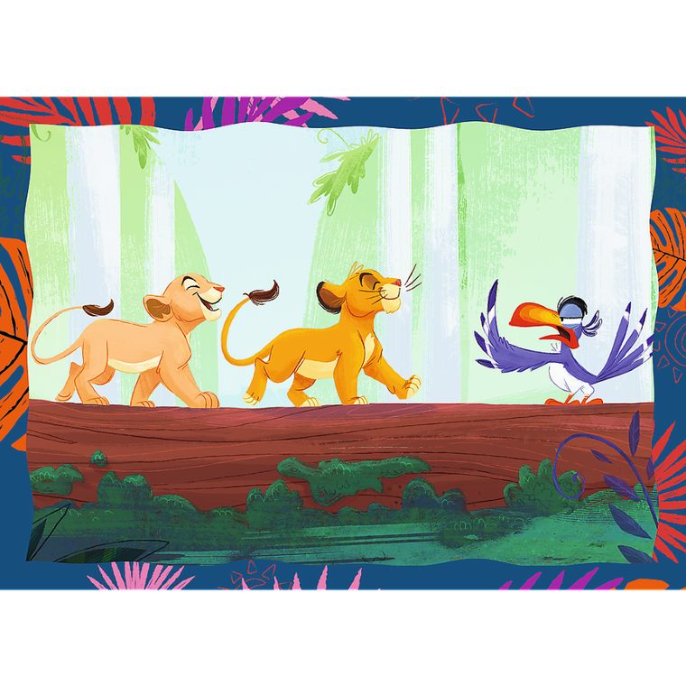 Trefl, Król Lew, Odważny Król Lew, puzzle, 35 elementów