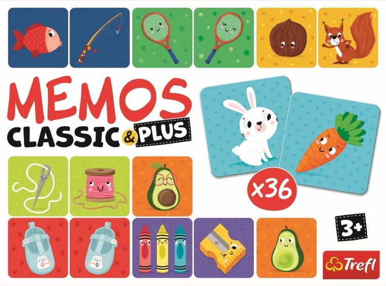 Trefl, Memos Classic & Plus, gra familijna