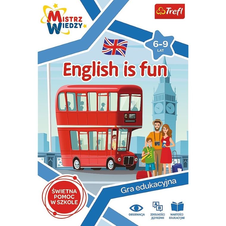 Trefl, Mistrz Wiedzy, English is Fun, gra edukacyjna