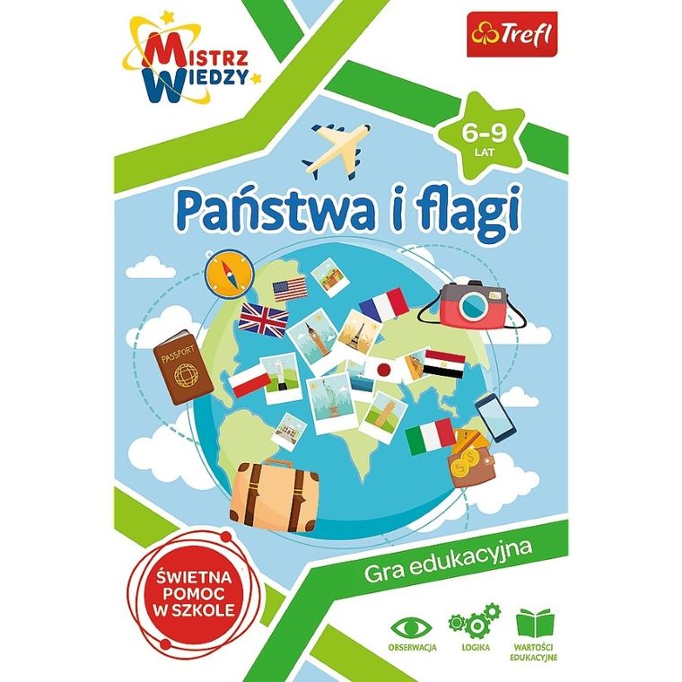 Trefl, Mistrz Wiedzy, Państwa i flagi, gra edukacyjna