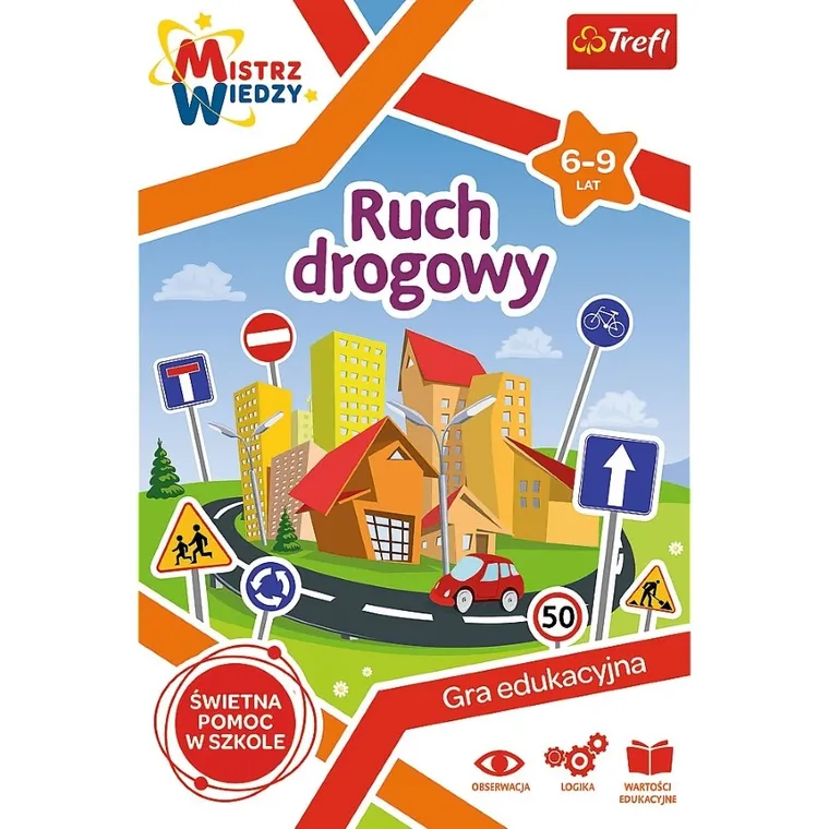 Trefl, Mistrz Wiedzy, Ruch drogowy, gra edukacyjna