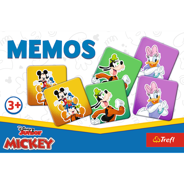 Trefl, Myszka Miki, Memo Mini, gra pamięciowa
