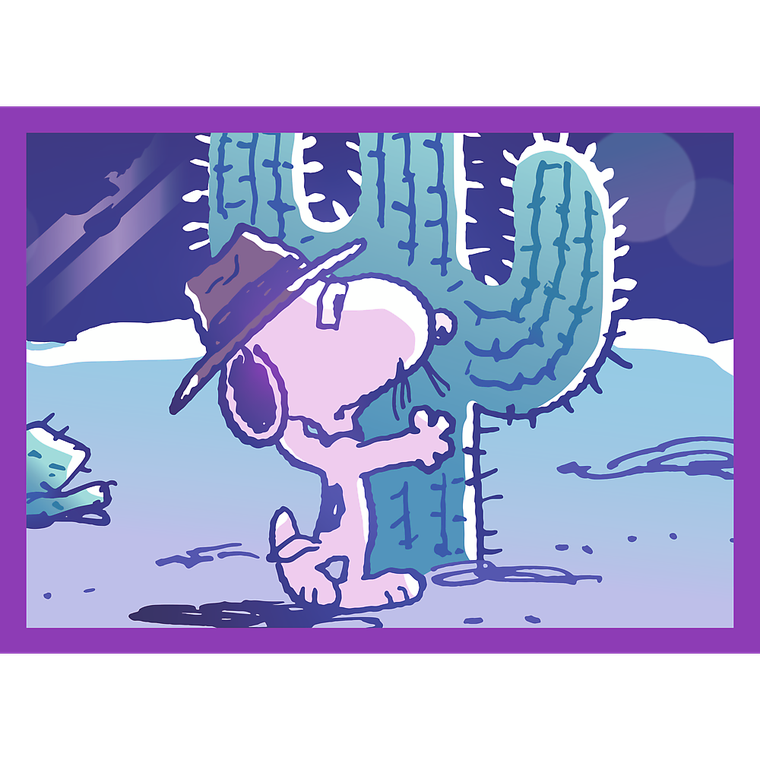 Trefl, Peanuts, Ze Snoopym jest wesoło, puzzle 4w1