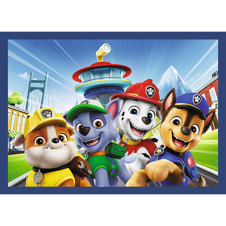 Trefl, Premium Plus Kids, Psi Patrol, Psia straż, puzzle, 4-88 elementów