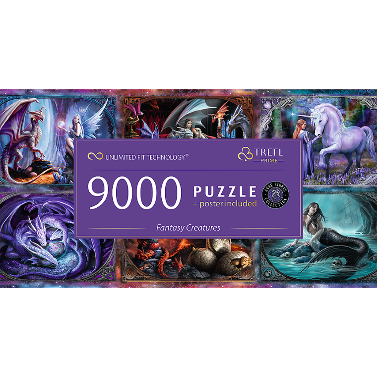 Trefl, Prime UFT, Anne Stokes With Fee, puzzle, 9000 elementów
