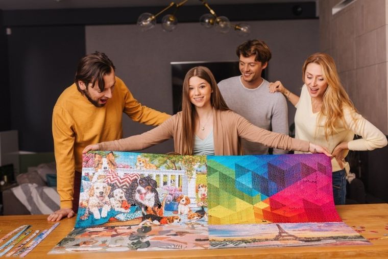 Trefl, Prime UFT, Cuteness Overload: Doggy Peekers, puzzle, 1000 elementów