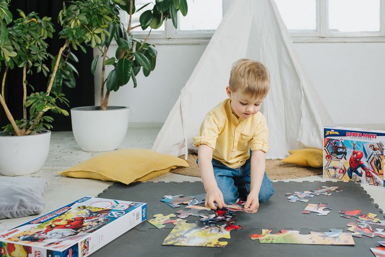 Trefl, Primo, Spider-Man, Spiderman wyrusza do akcji, puzzle maxi, 24 elementy