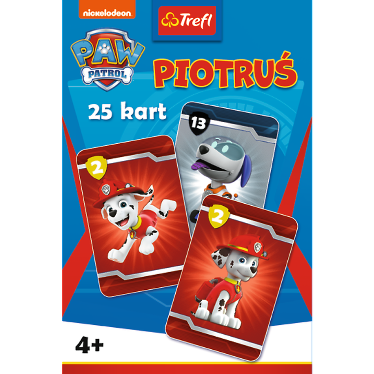 Trefl, Psi Patrol, Piotruś, gra karciana