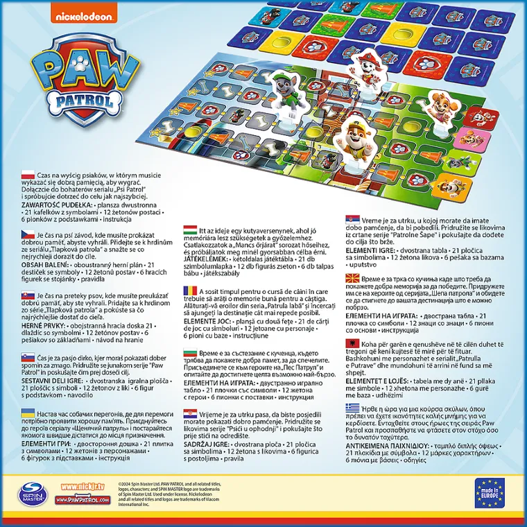 Trefl, Psi Patrol, Pup Race, Wyścig Piesków, gra familijna