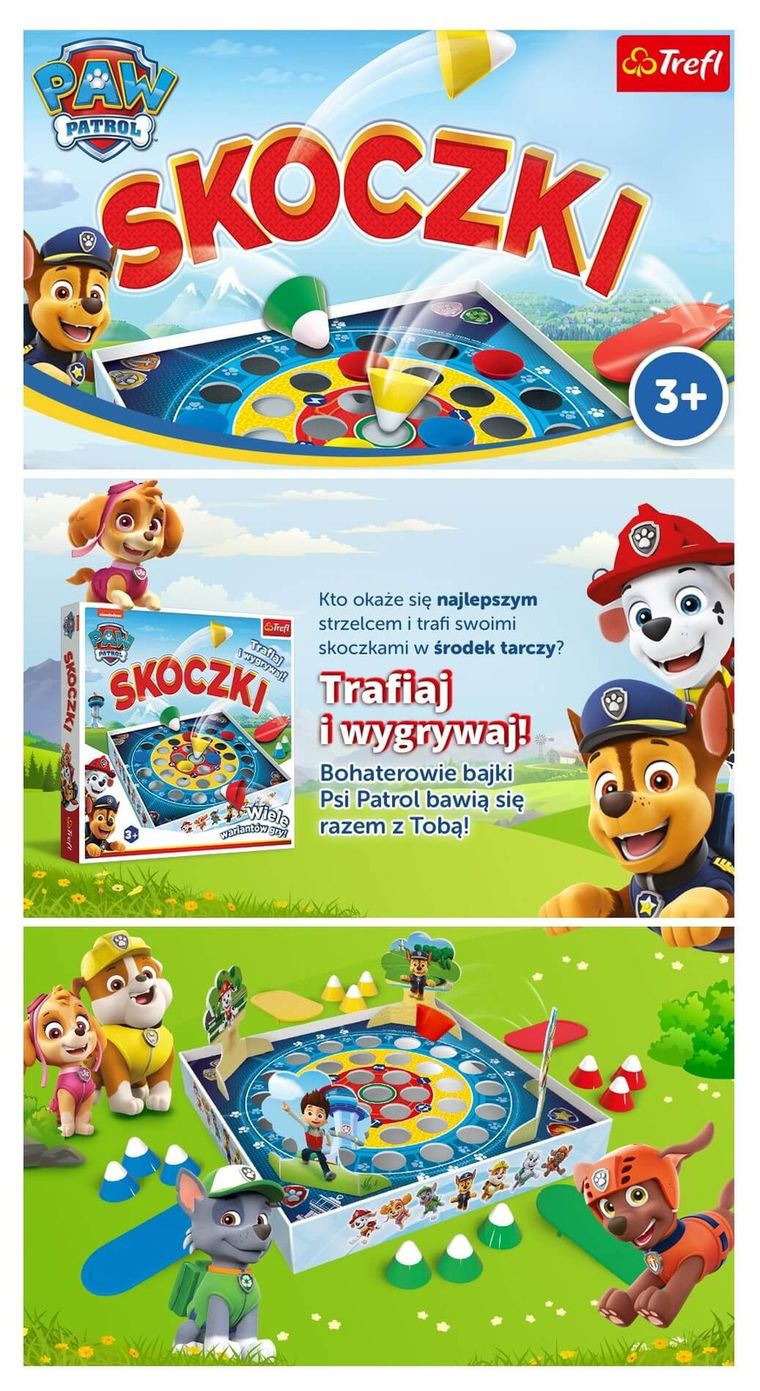 Trefl, Psi Patrol, Skoczki, zręcznościowa gra rodzinna