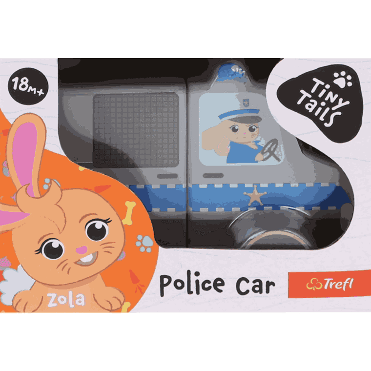 Trefl, Radiowóz policyjny, drewniany pojazd magnetyczny