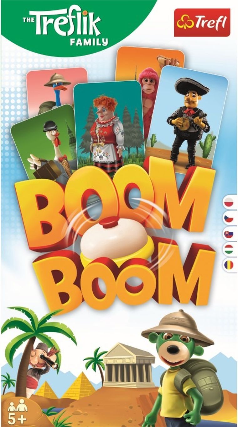 Trefl, Rodzina Treflików, Boom Boom, gra karciana