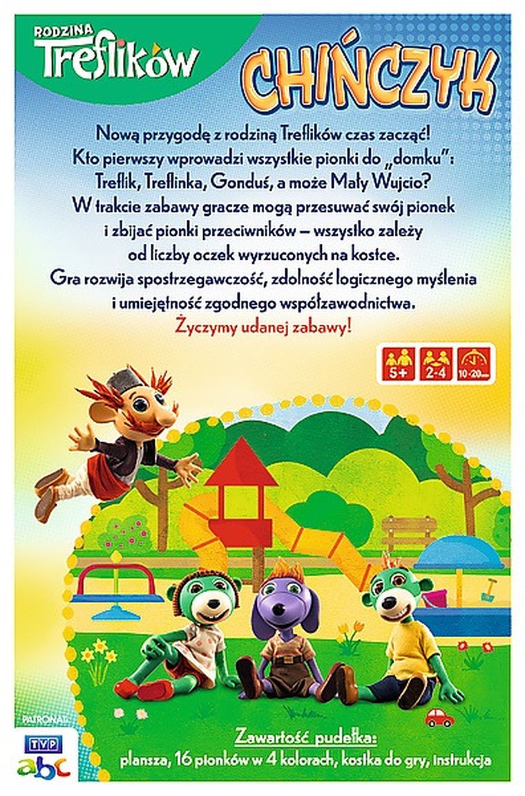 Trefl, Rodzina Treflików, Chińczyk, gra familijna