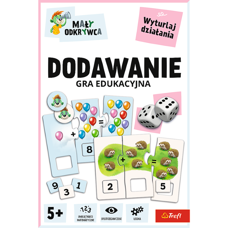 Trefl, Rodzina Treflików, Mały Odkrywca, Dodawanie, gra edukacyjna