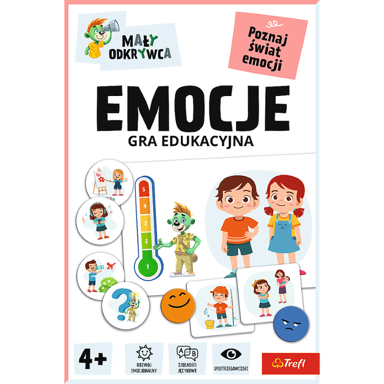 Trefl, Rodzina Treflików, Mały Odkrywca, Emocje, gra edukacyjna
