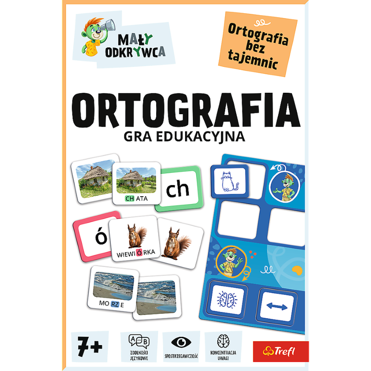 Trefl, Rodzina Treflików, Mały Odkrywca, Ortografia, gra edukacyjna