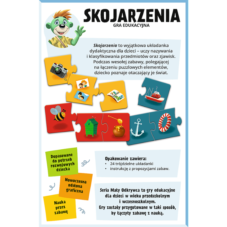 Trefl, Rodzina Treflików, Mały Odkrywca, Skojarzenia, gra edukacyjna