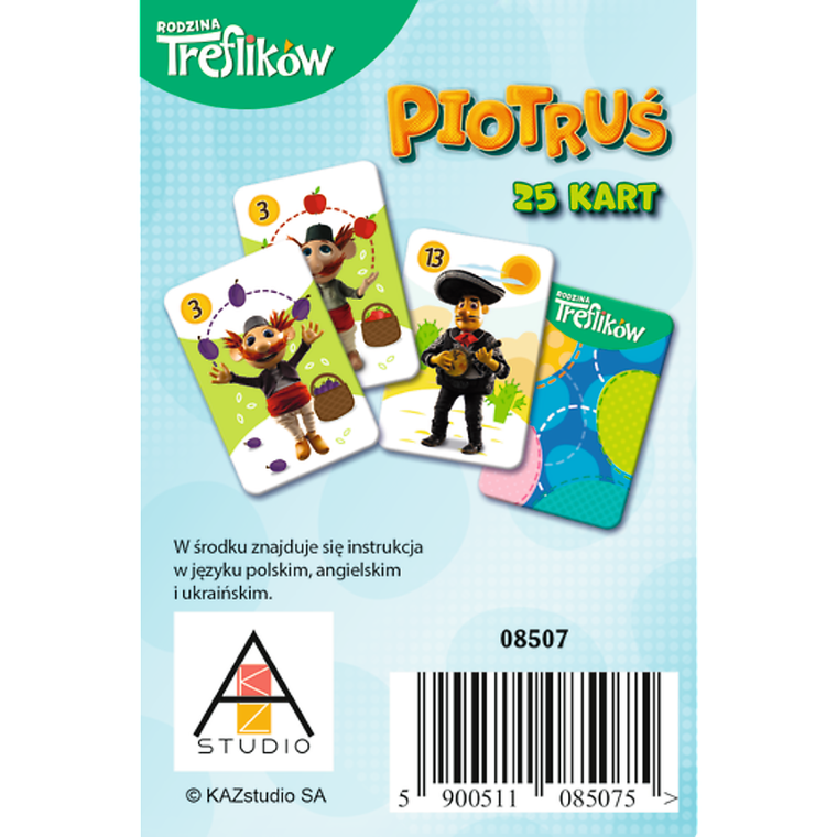 Trefl, Rodzina Treflików, Piotruś, gra karciana