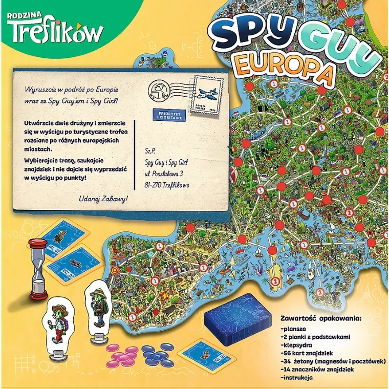 Trefl, Rodzina Treflików, Spy Guy Europa, gra familijna