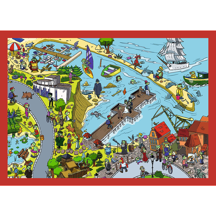 Trefl, Rodzina Treflików, Ulubione Trefliki, puzzle, 4w1 elementów