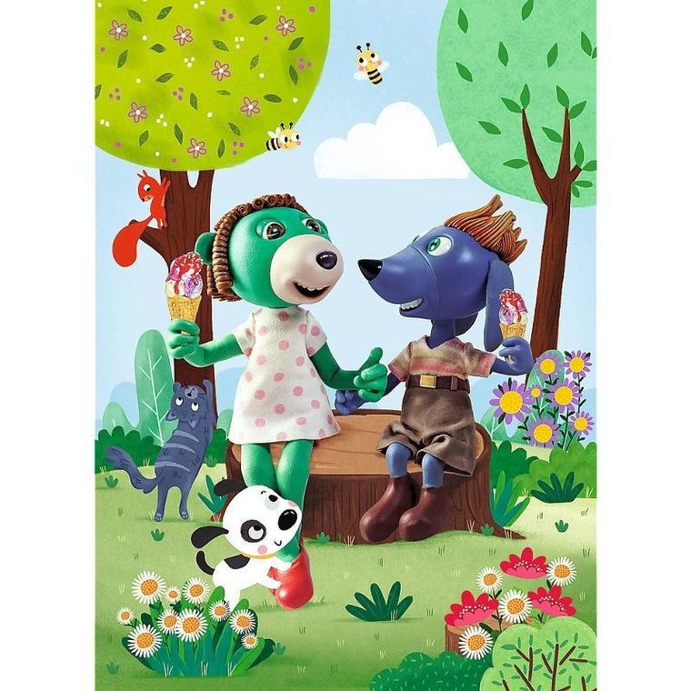 Trefl, Rodzina Treflików, Wakacyjny dzień Treflików, puzzle minimaxi, 20 elementów