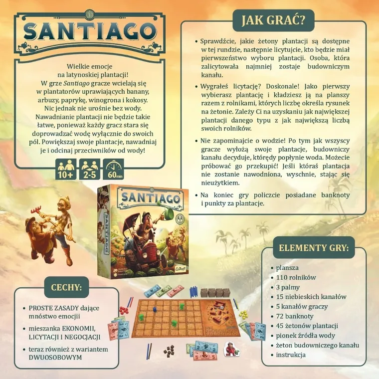 Trefl, Santiago, gra familijna