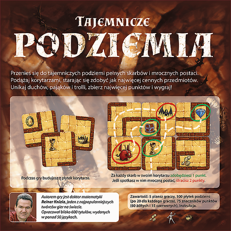 Trefl, Tajemnicze Podziemia, Edycja 2022, gra familijna