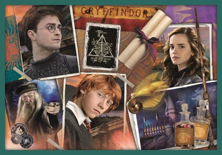 Trefl, W świecie Harrego Pottera, puzzle 10w1