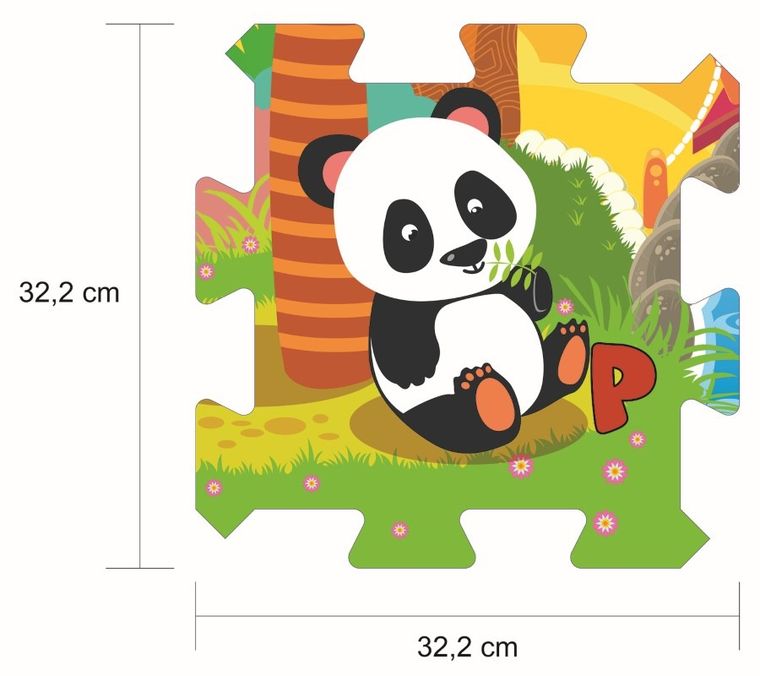 Trefl, Zoo Fun, puzzle piankowe