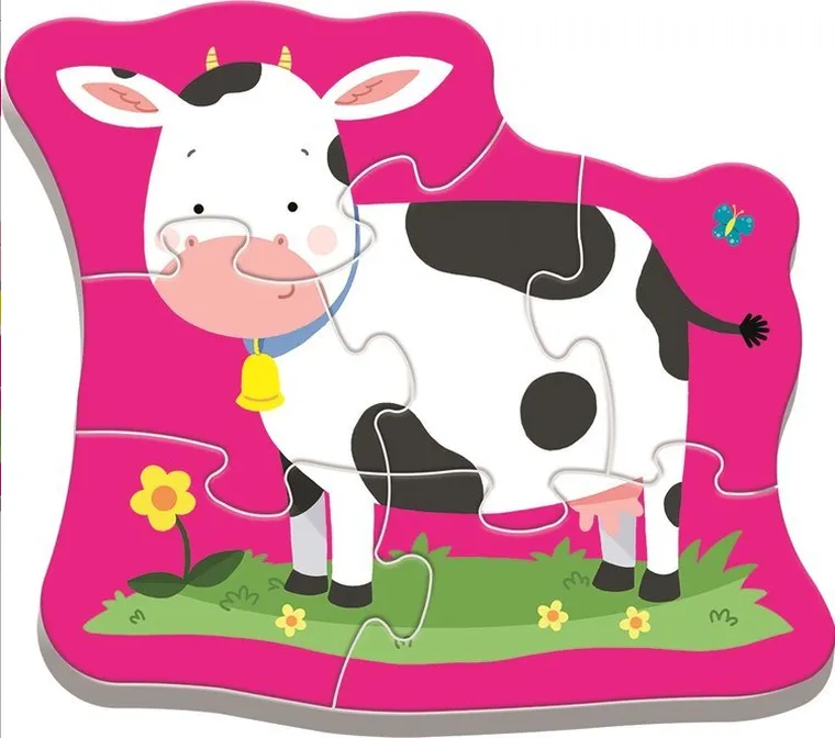 Trefl, Zwierzęta na wsi, puzzle baby
