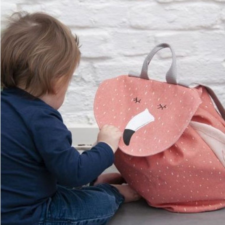 Trixie Baby, plecak dla przedszkolaka, ze ściągaczem, Flaming