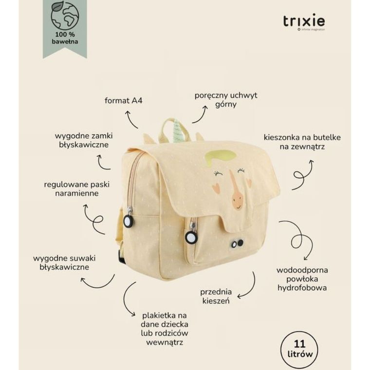 Trixie Baby, tornister, Jednorożec