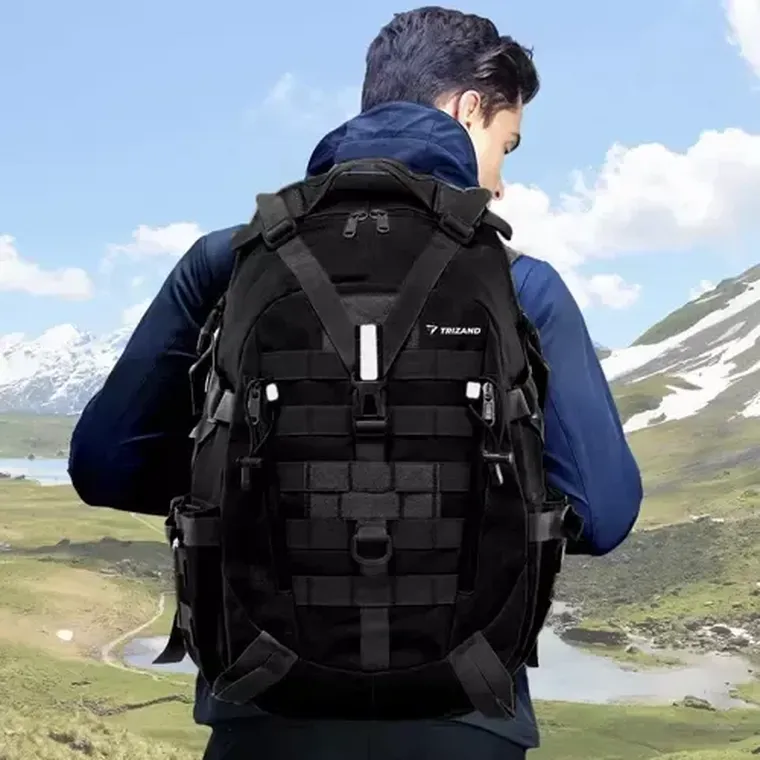 Trizand, plecak militarny/ turystyczny, czarny