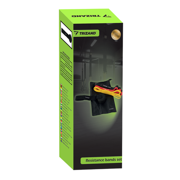Trizand, zestaw gum do ćwiczeń, 3 szt.