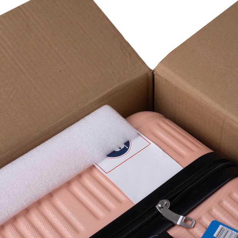 Trizand, zestaw walizek 3w1, różowe