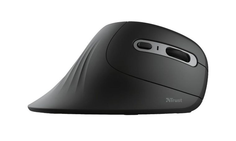 Trust, Verro Ergonomic Wireless Mouse, mysz optyczna, 1600 dpi, 1200 dpi, 600 dpi, 23507