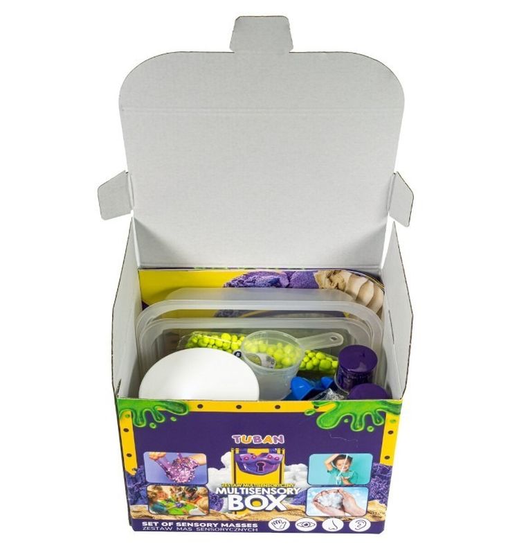 Tuban, Multisensory Box, zestaw mas sensorycznych