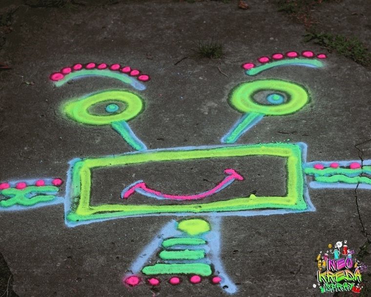 Tuban, Neo Kreda, spray, niebieska, 150 ml