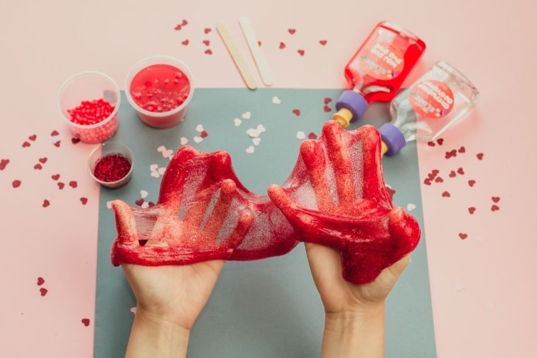 Tuban, Slime DIY, Truskawka, XL, zestaw kreatywny