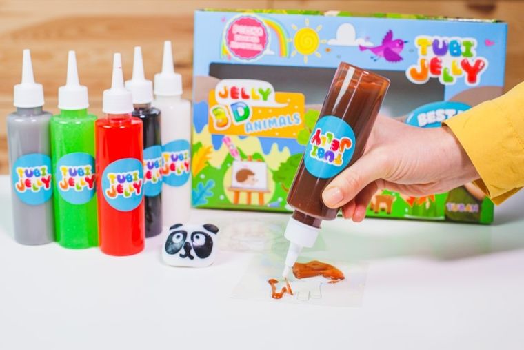 Tuban, Tubi Jelly, 6 kolorów, małe akwarium, zestaw kreatywny, syrenka