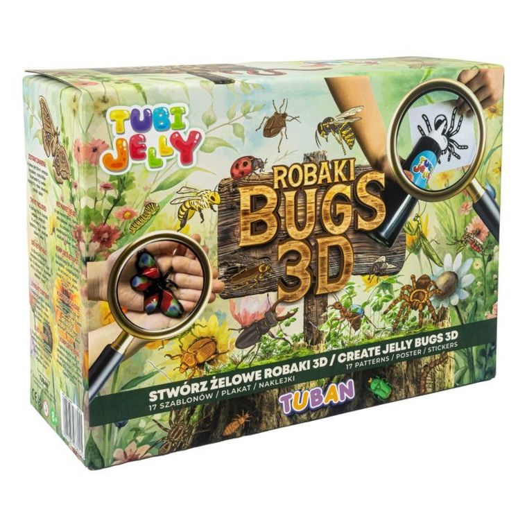 Tuban, Tubi Jelly, Robaki 3D, zestaw kreatywny