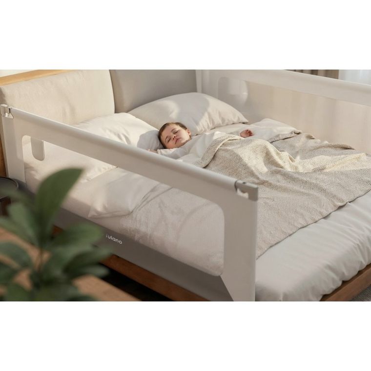 Tulano, Cover 44, barierka ochronna do łóżka, white-grey, 140 cm