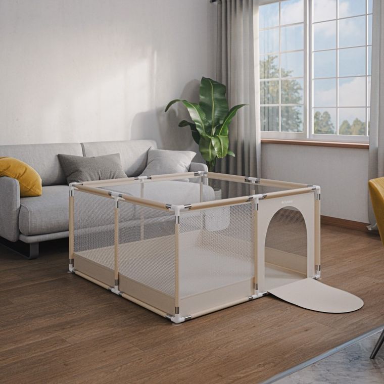 Tulano, Cozy 20, kojec dla dzieci, beżowy, 130 cm