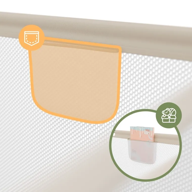 Tulano, Cozy 22, kojec dziecięcy, beige, 180 cm