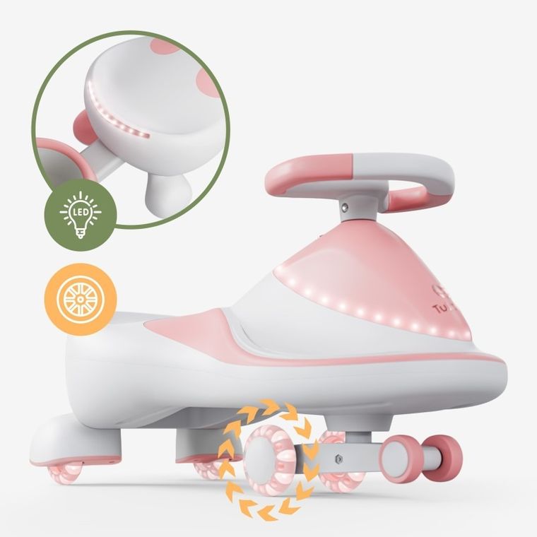 Tulano, Focus 55, jeździk grawitacyjny, pink