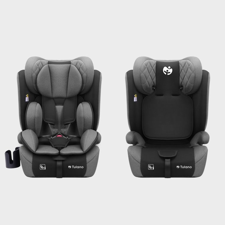 Tulano, Zooma 25, fotelik samochodowy, grey-black, 76-150 cm